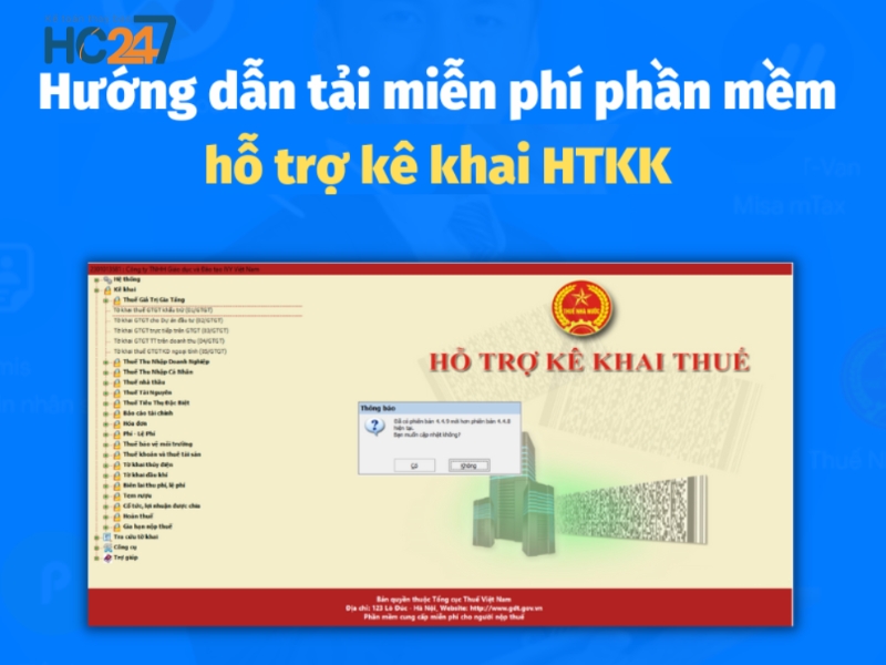 hướng dẫn kê khai thuế hộ kinh doanh trên HTTK
