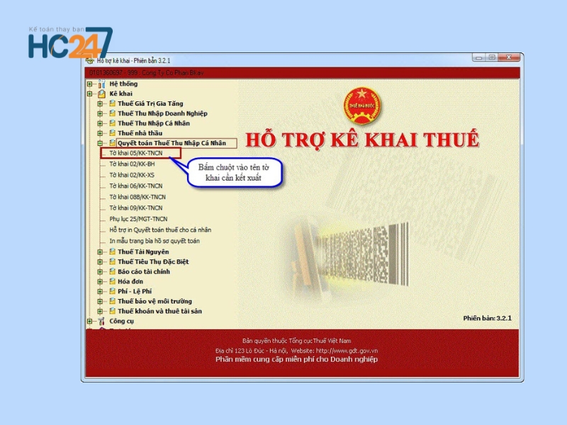 hướng dẫn kê khai thuế hộ kinh doanh trên HTTK