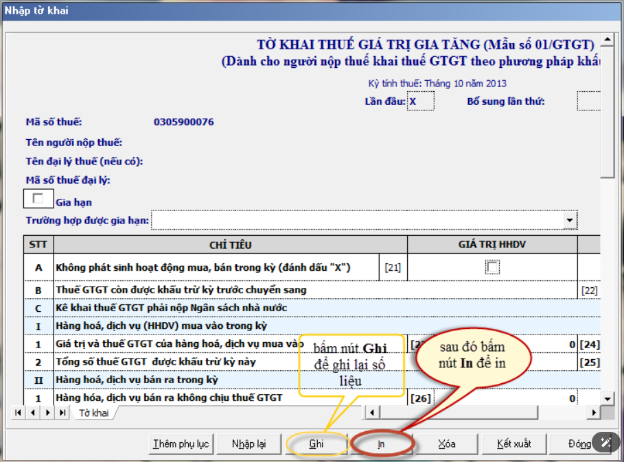 hướng dẫn kê khai thuế hộ kinh doanh trên HTTK