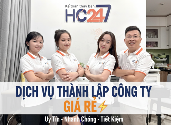 Dịch vụ thành lập công ty giá rẻ chỉ từ 1 triệu đồng tại HC247