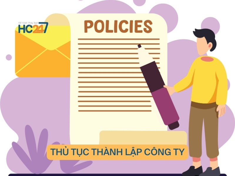 Hướng dẫn làm thủ tục thành lập công ty mới nhất