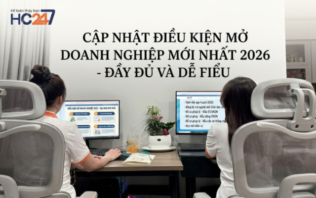 Cập Nhật Điều Kiện Mở Doanh Nghiệp Mới Nhất 2026 Đầy Đủ Và Dễ Hiểu