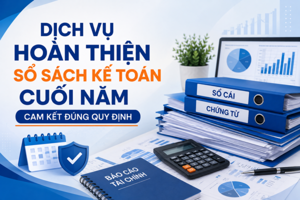 dịch vụ hoàn thiện sổ sách kế toán cuối năm
