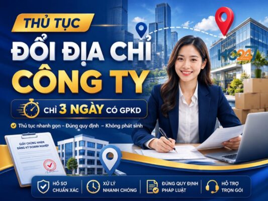 thủ tục đổi địa chỉ công ty