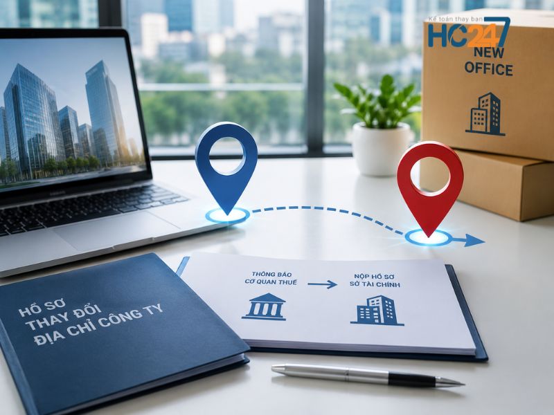 thủ tục đổi địa chỉ công ty