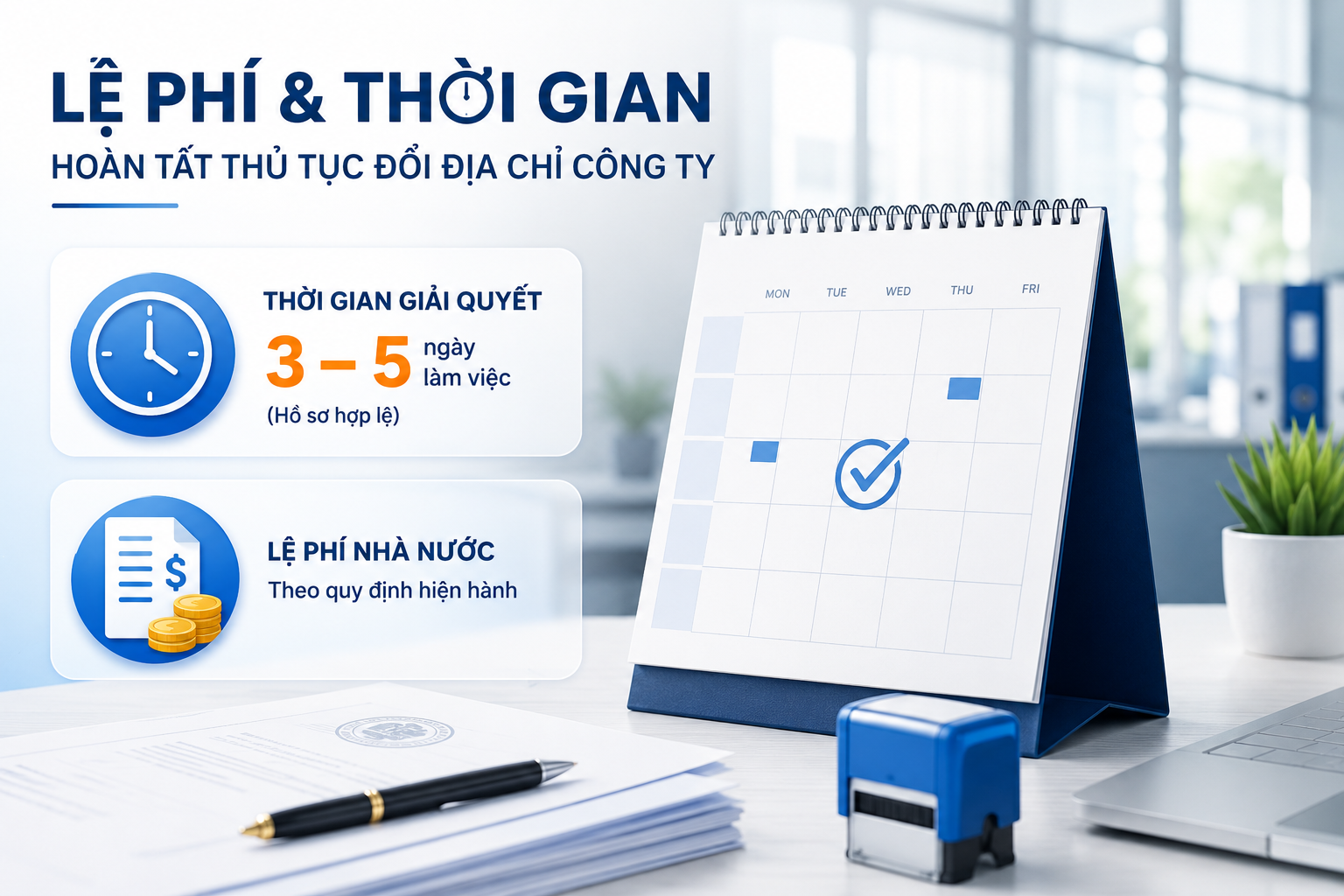 thủ tục đổi địa chỉ công ty