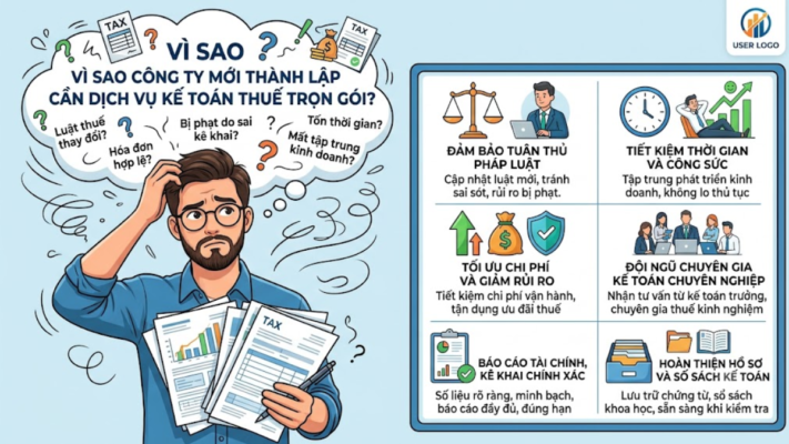 Dịch Vụ Kế Toán Thuế Cho Công Ty Mới Thành Lập Từ A Đến Z