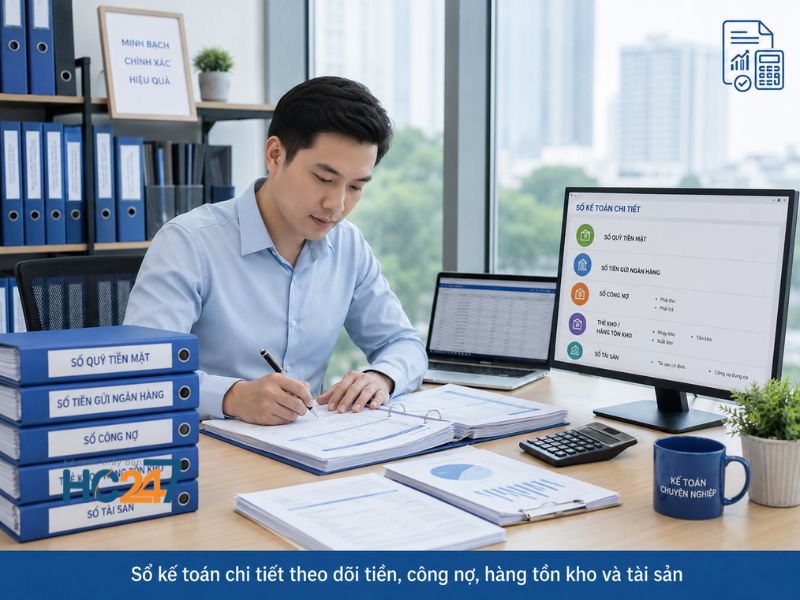 Sổ Sách Kế Toán Gồm Những Gì? Tổng Hợp Đầy Đủ Theo Thông Tư Kế Toán 