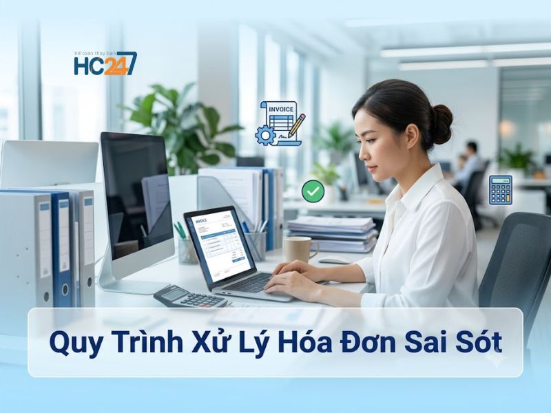 Xử Lý Hóa Đơn Sai Sót