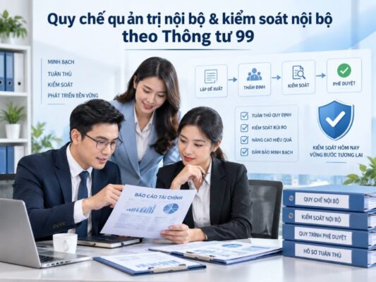 Quy chế kiểm soát sổ kế toán và dữ liệu theo Thông tư 99