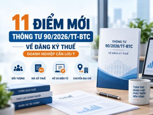 Điểm mới Thông tư 90/2026/TT-BTC về đăng ký thuế áp dụng từ ngày 01/7/2026