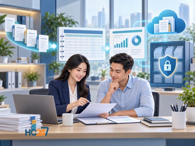 Doanh nghiệp lưu trữ chứng từ kế toán tự thiết kế theo Thông tư 99