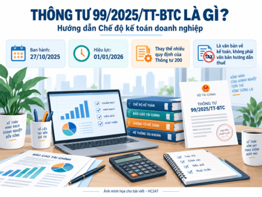 Thông tư 99/2025/TT-BTC là gì và những nội dung về chế độ kế toán doanh nghiệp